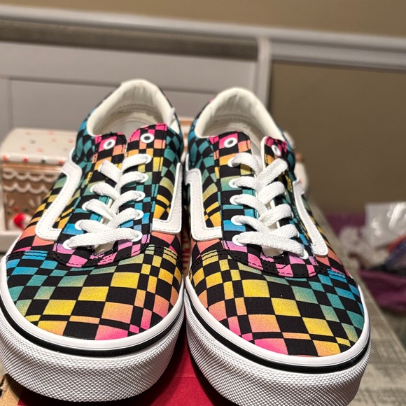 Vans Multicolor Checkered Kids Sneakers